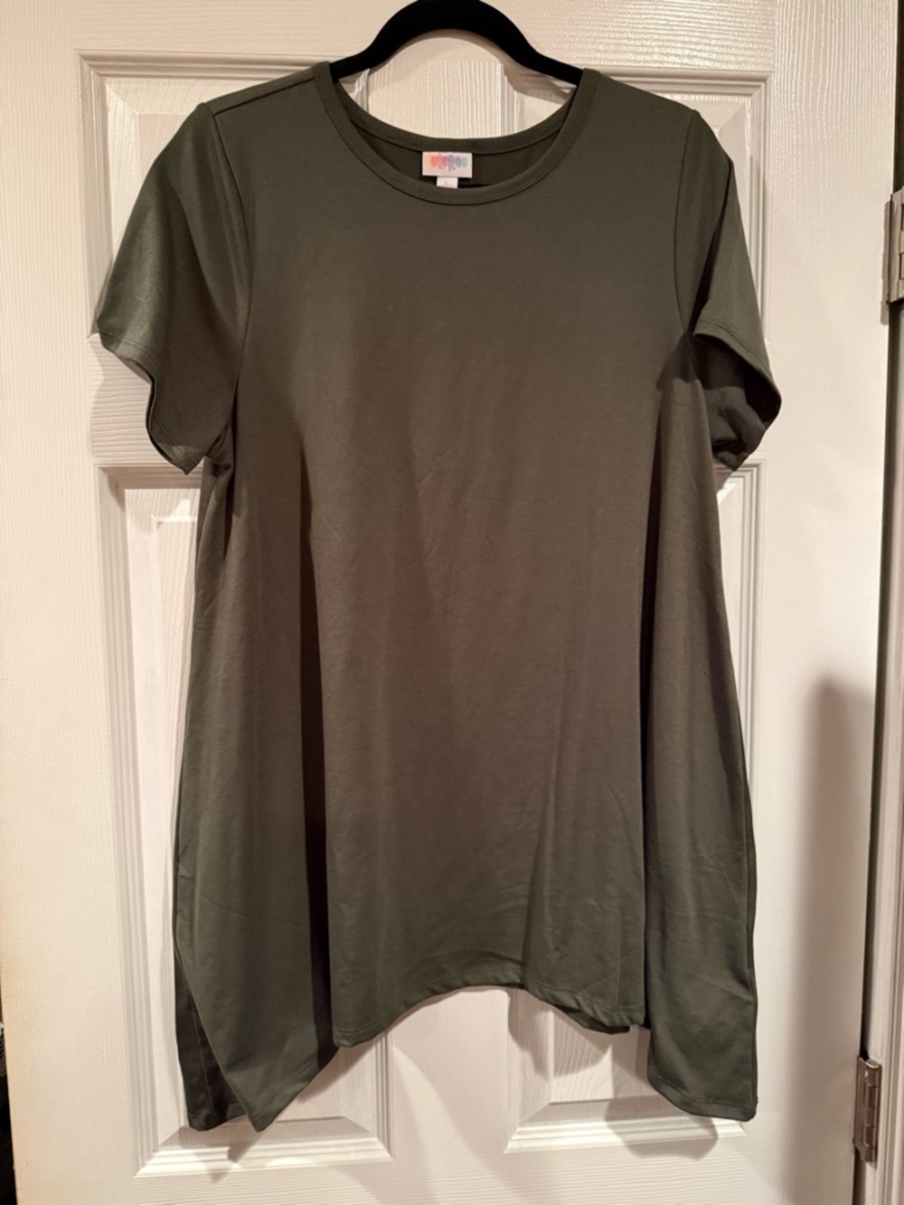 LuLaRoe Olive Green Short Sleeve Tunic